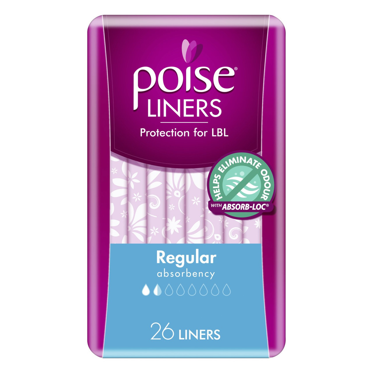 Poise Pantyliner 26Pk