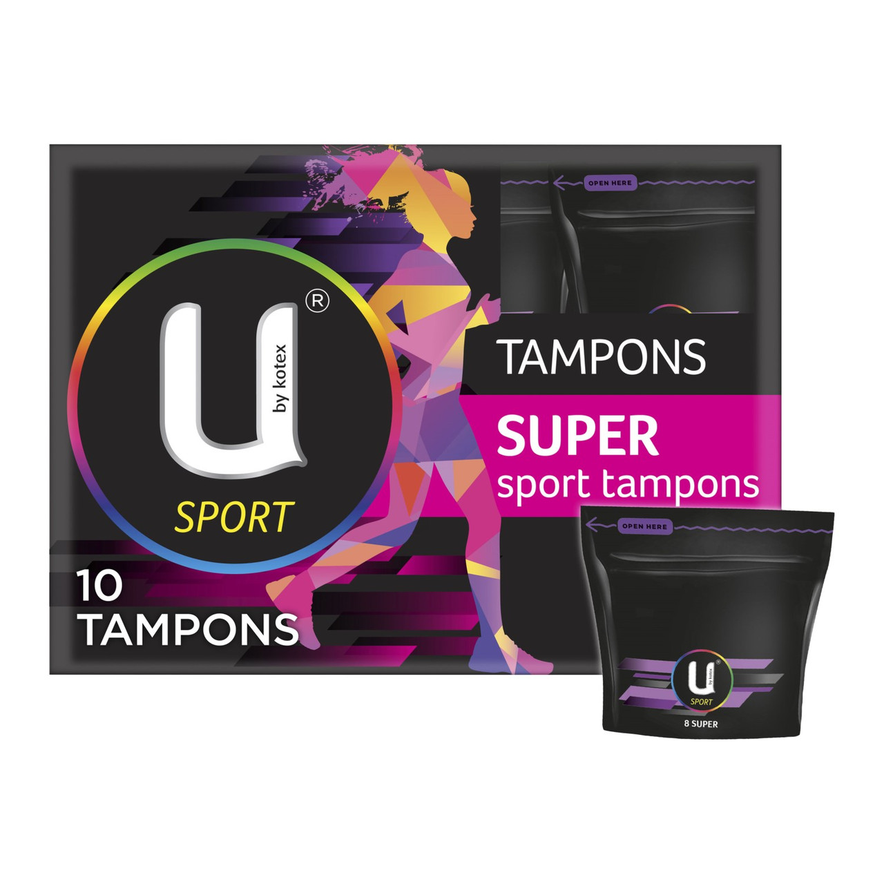 U By Kotex Sport Tampon Super 16 Pack