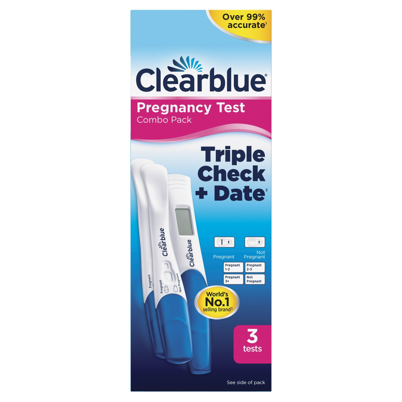 clear blue digital pregnancy test