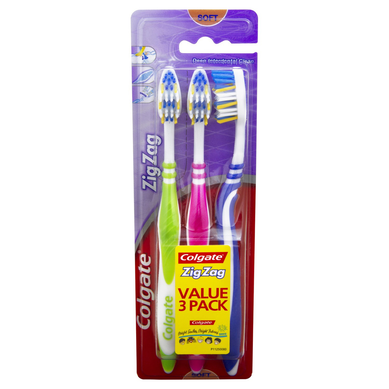 Colgate Zig Zag Deep Interdental Toothbrush Soft 3 Pack Pharmacy 4 Less