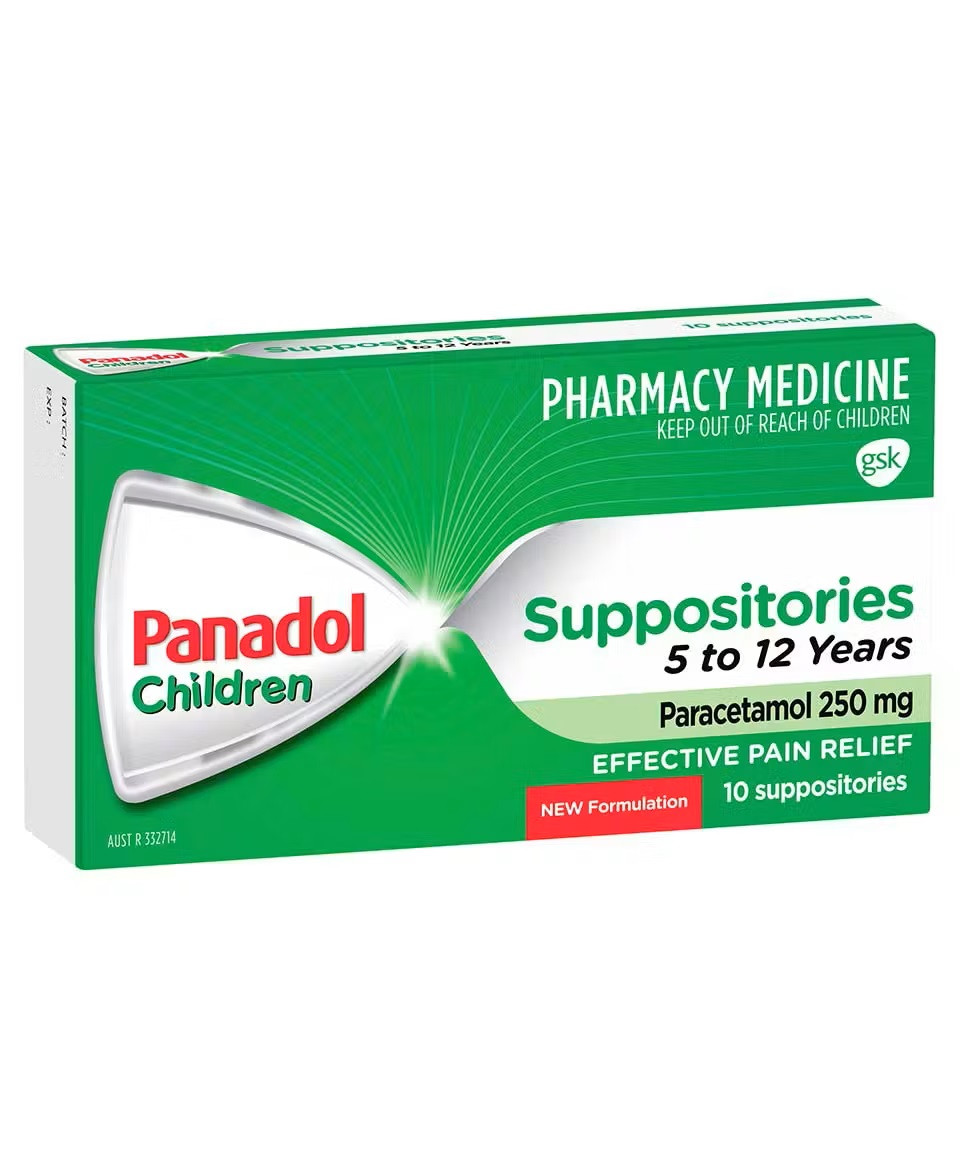 Panadol Children 250mg 5 12 Years 10 Suppositories panadol-children-250mg-5-12-years-10-suppositories