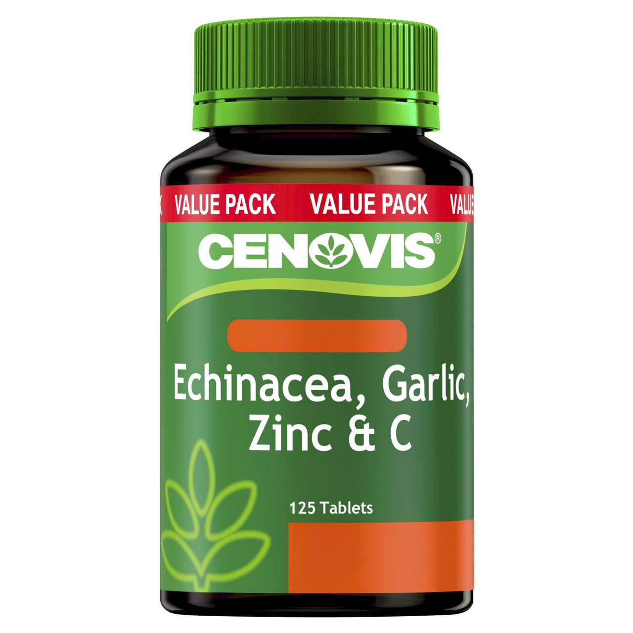 Cenovis Echinacea Garlic Zinc and C Tabs Value Pack 125