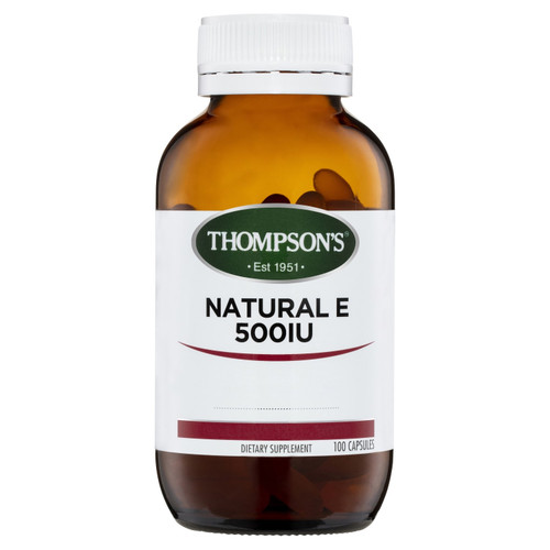 Thompsons Natural E 500IU 100 capsules