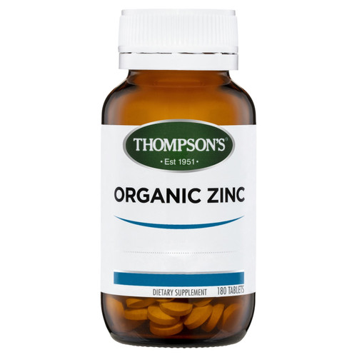 Thompsons Organic Zinc 180 tablets
