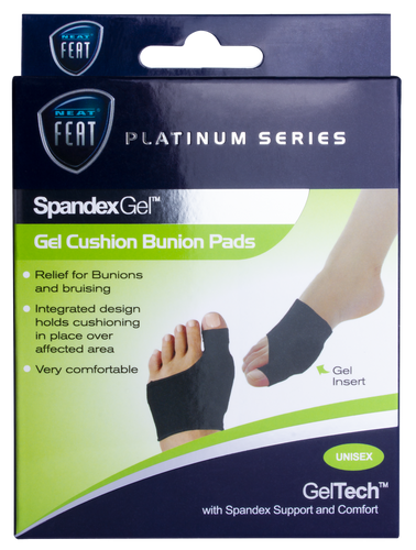Neat Feat Spandex Gel Cushion Bunion Pads Medium