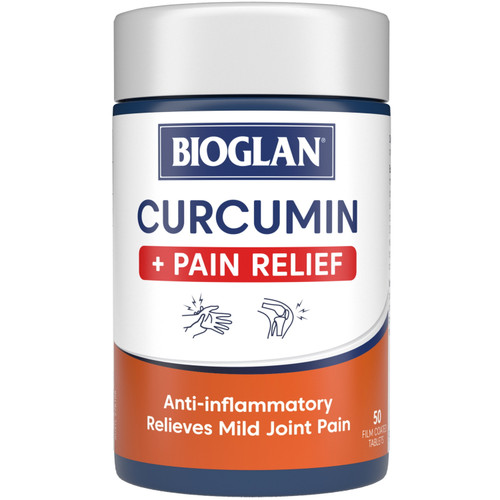 Bioglan Curcumin Plus Pain Relief 50 Tablets