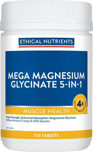 Ethical Nutrients Mega Magnesium Glycinate 5in1 120 Tablets