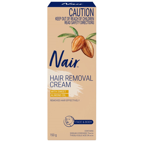 Nair Hair Removal Sensitive Cream Face and Body 150g