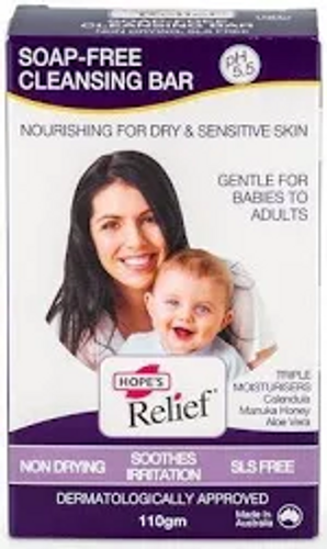 Hopes Relief Soap Free Cleansing Bar 110g