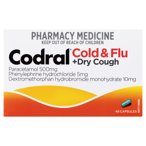 Codral Multi Action + Cough 48 Capsules