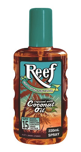 Reef Moisturising Sun Tan Oil SPF 15 220ml Spray