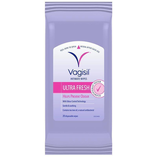 Vagisil Fresh Plus Intimate Wipes 20 Pack