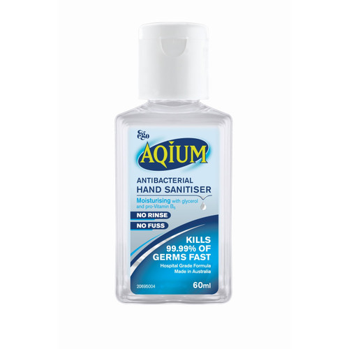 Ego Aqium Anti-Bacterial Hand Sanitiser 60ml