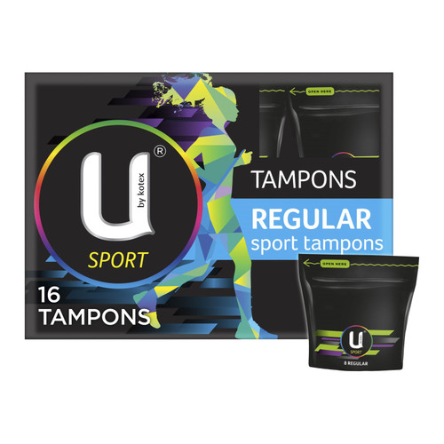 Buy U By Kotex Sport Tampons Super 16 pack Online, Worldwide Delivery