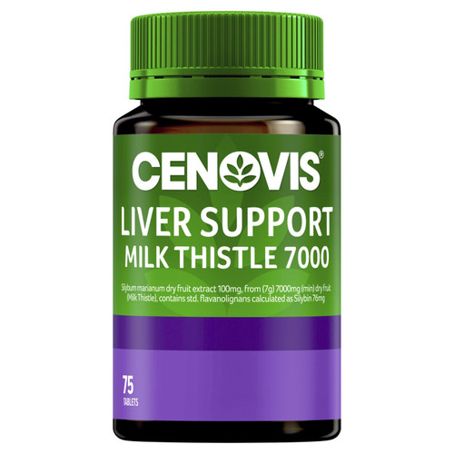 Cenovis Liver Support Milk Thistle 7000 75 Tablets-1682650434