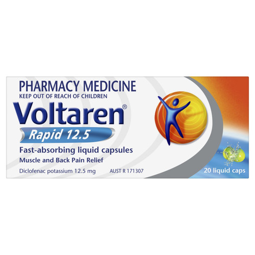 Voltaren Rapid 12.5 20 Liquid Capsules