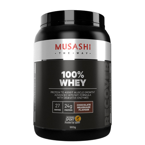 Musashi 100% Whey Chocolate Milkshake 900g