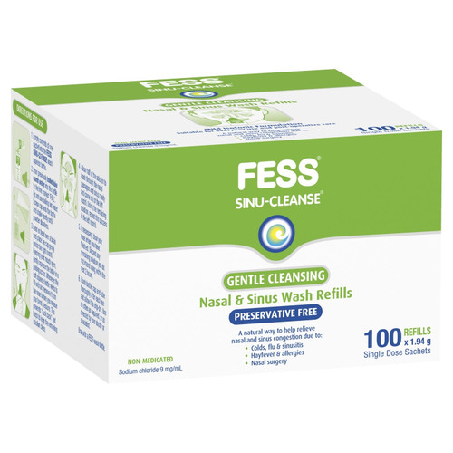 FESS Sinu-Cleanse Gentle Cleansing Refills 100 x 1.94g