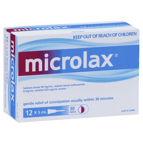 Microlax Enema 5ml x 12 Pack
