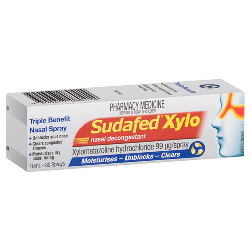 Sudafed Xylo Nasal Decongestant Spray 10ml