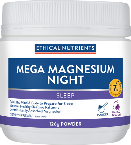 Ethical Nutrients Megazorb Magnesium Night Mango Passion 126g