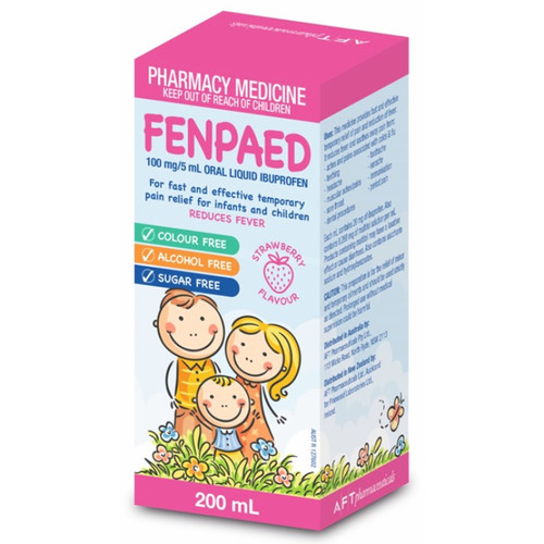 Fenpaed Ibuprofen Double Strength 6 Mth - 12 Yrs 200ml