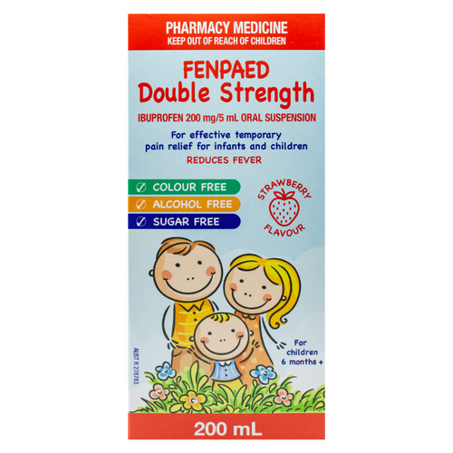Fenpaed Ibuprofen Double Strength 6 Mth - 12 Yrs 200ml