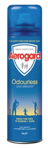 Aerogard Odourless Low Irritant Aerosol 150g