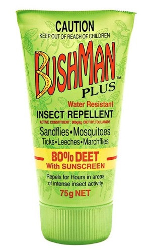 Bushman Plus Water Resistant Insect Repellent 75g