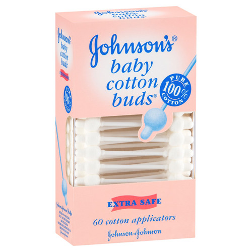 Johnson's Baby Cotton Ear Buds 60 Pack