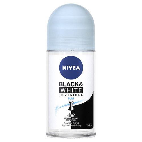 Nivea Invisible Black & White Pure Roll-on 50ml