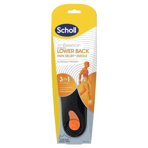 Scholl In-Balance Lower Back Orthotic Insole Large Size 9-11