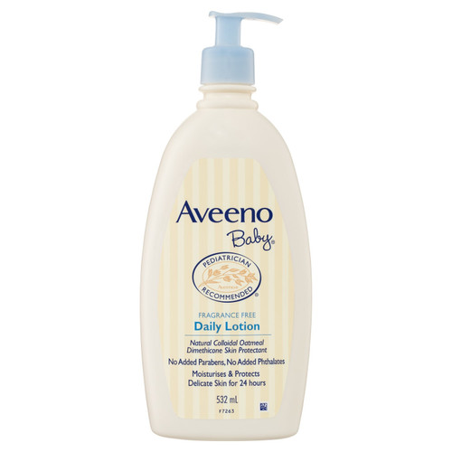 Aveeno Baby Fragrance Free Daily Lotion 532ml