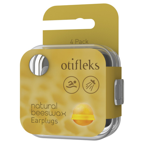 Otifleks Natural Beeswax Earplugs 4 Pack