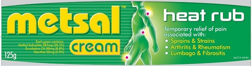 Metsal Heat Rub Cream 125g