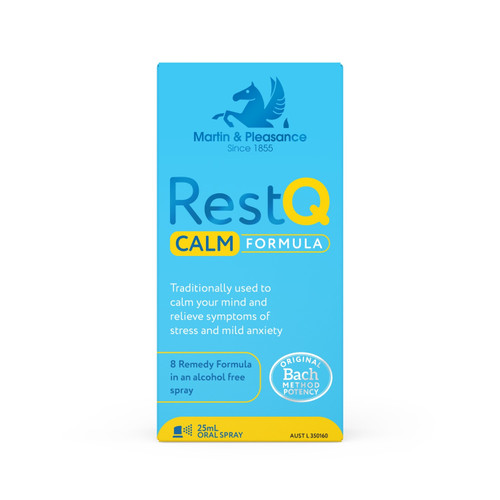 RestQ Calm Formula Bach Flower Spray 25ml