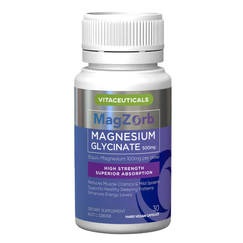 Vitaceuticals Magzorb Magnesium Glycinate 30 Capsules