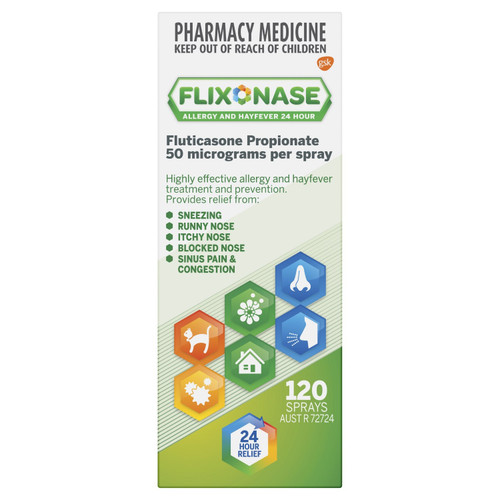 Flixonase Allergy & Hayfever 24 Hour Nasal Spray 120 Doses