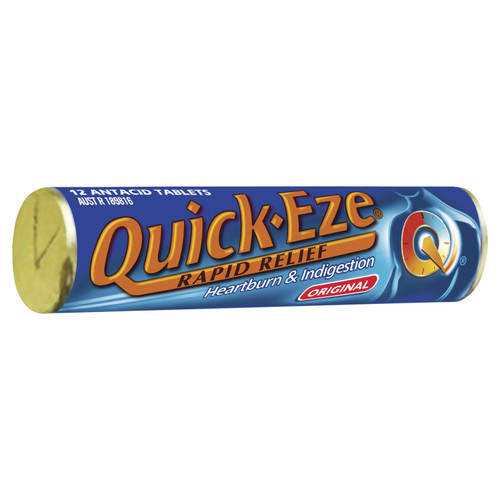 Quick Eze Regular Rapid Relief Heartburn And Indigestion 25G Tablets