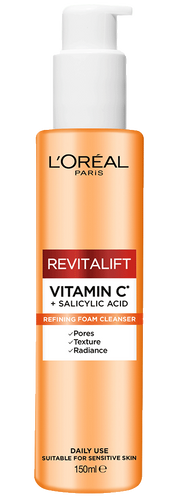 L'oreal Revitalift Vitamin C Cream To Foam Cleanser 125Ml