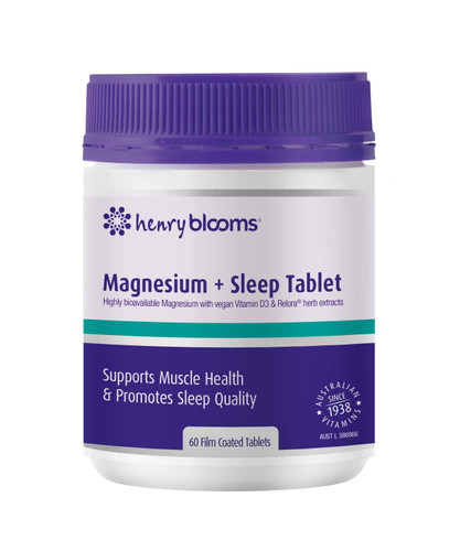 Henry Blooms Magnesium Complex Plus Sleep 60 Tablets