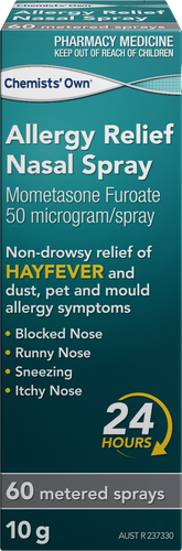 Chemists' Own Allergy Relief Nasal Spray 50mcg 60