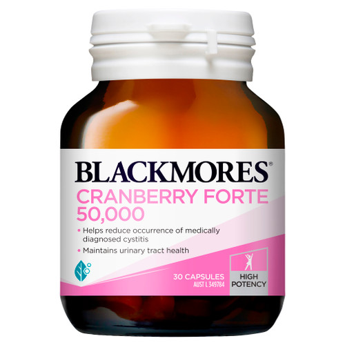 Blackmores Cranberry Forte 50000mg 30 Capsules