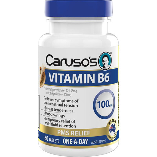 Caruso's Vitamin B6 100mg 60 Tablets