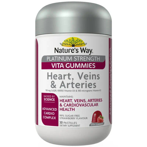 Natures Way High Strength Adult Vita Gummies Heart & Arteries 30 Gummies