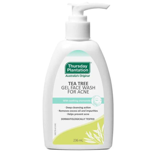 Thursday Plantation Tea Tree Gel Face Wash For Acne 236mL