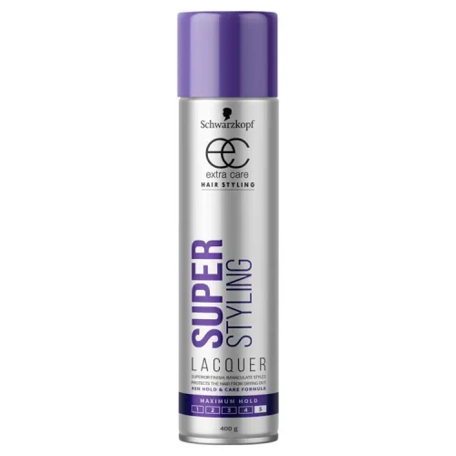 Schwarzkopf Extra Care Super Styling Lacquer Maximum Hold 400g