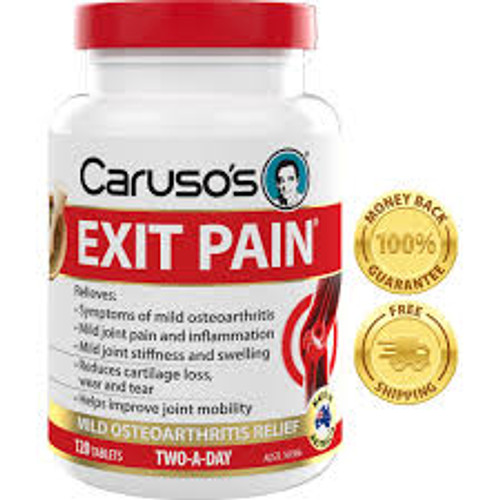 Caruso's Exit Pain Osteoarthritis Relief 120 Tablets