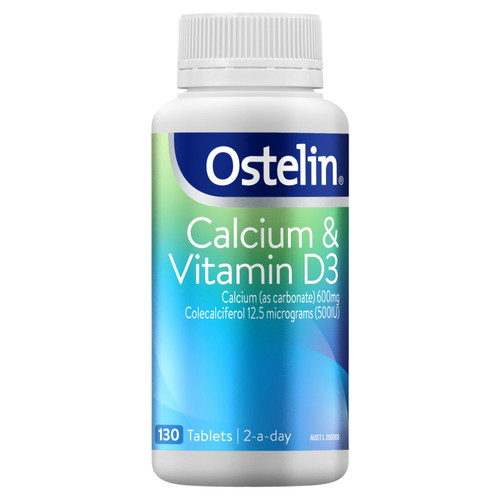Ostelin Vitamin D Plus Calcium 130 Tablets