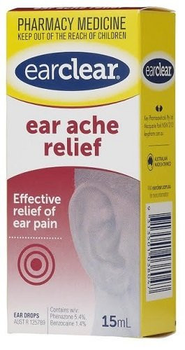 Ear Clear For Ear Ache Relief 15ml